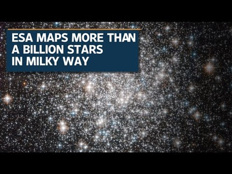 ESA maps more than a billion stars in Milky Way