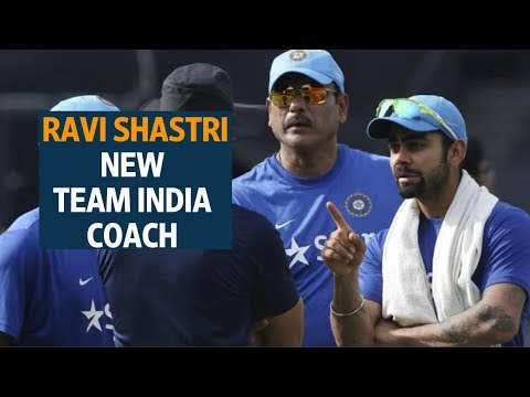 Ravi Shastri is the new team India coach
