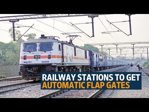 Railways to install bar-coded automatic flap gates at stations