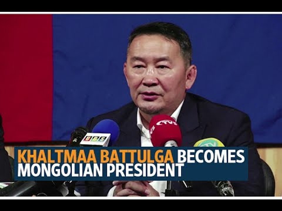 Martial arts expert sworn in as Mongolian president