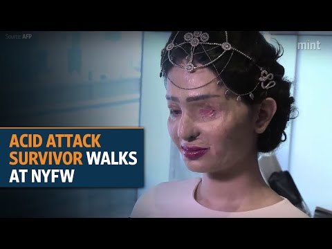 Indian acid attack survivor Reshma Quereshi dazzles at New York Fashion Week