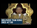 Thais mourn the passing of King Bhumibol Adulyadej