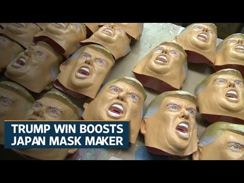 Japanese mask maker happy to face a Trump presidency