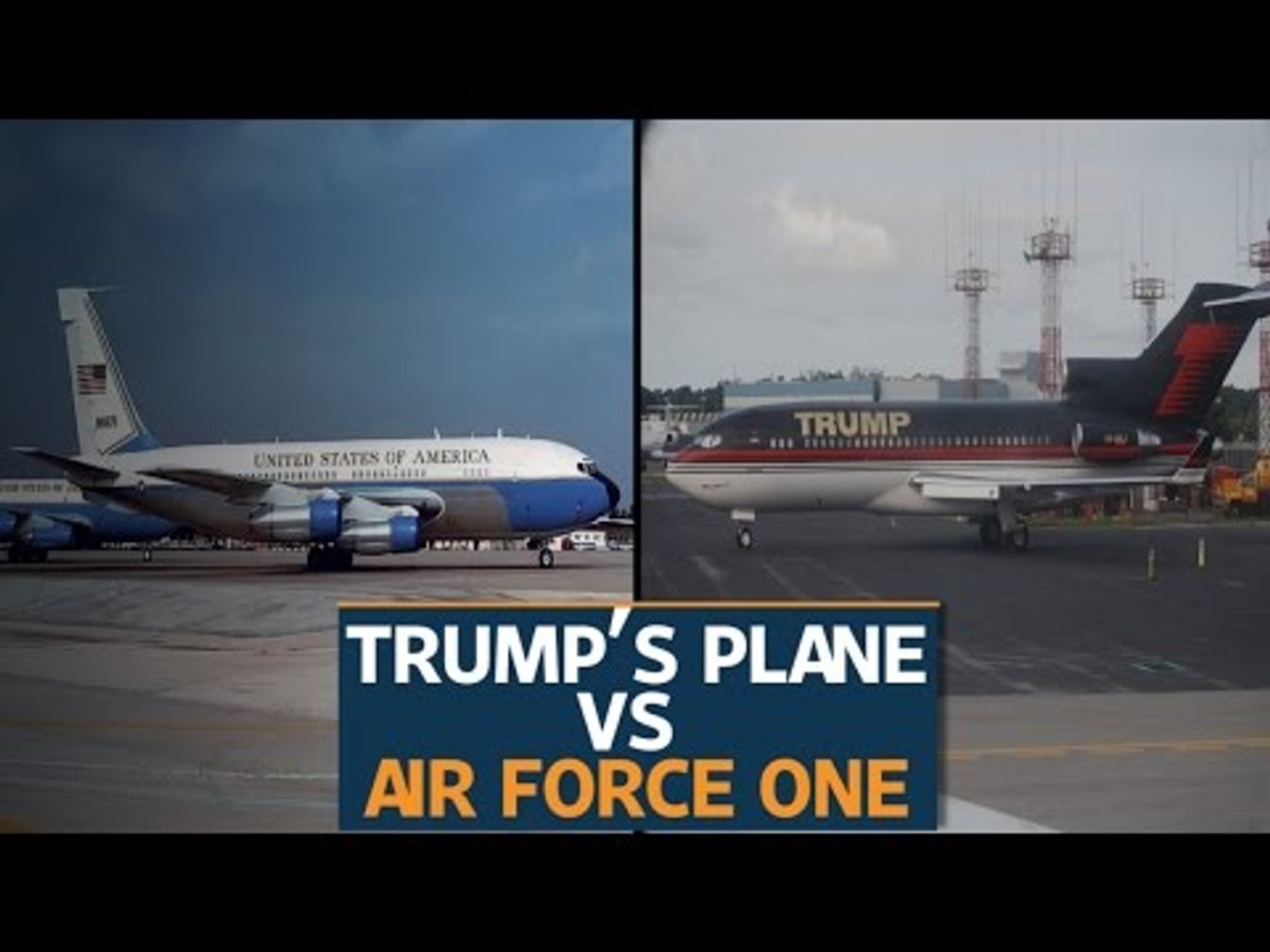 Trump's plane Vs. Air Force One - video Dailymotion