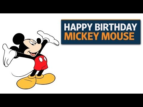 Mickey Mouse celebrates his 88th birthday today