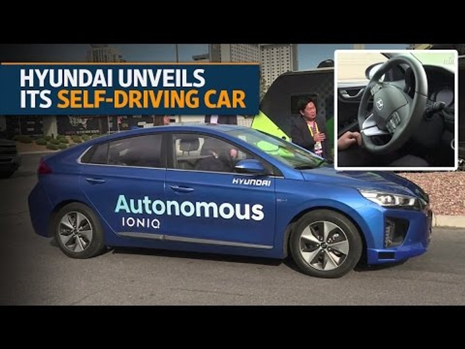 Hyundai unveils its self-driving car at CES 2017 in Las Vegas