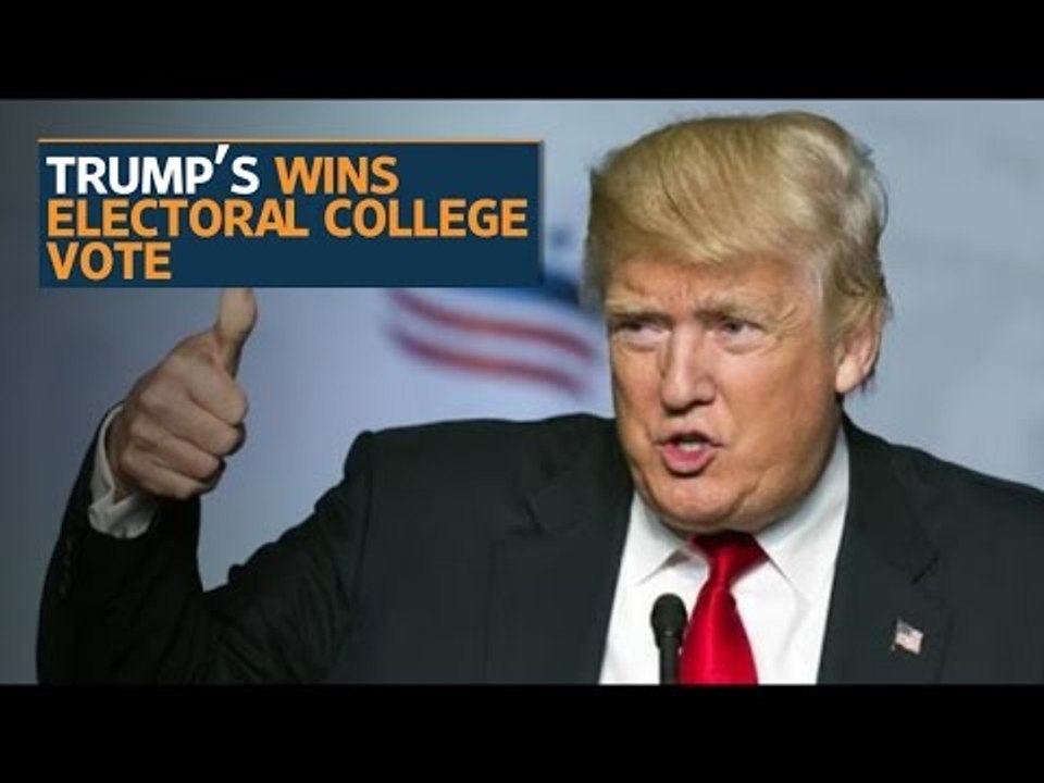 Electoral College officially cast votes to make Donald Trump president