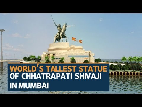 The proposed Chhatrapati Shivaji memorial will be the world’s tallest statue