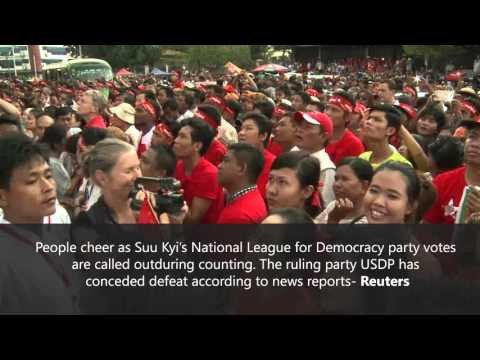 What happened when Myanmar voted freely after 25 years?