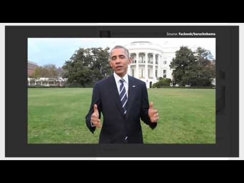 Barack Obama launches Facebook page, sends message on climate