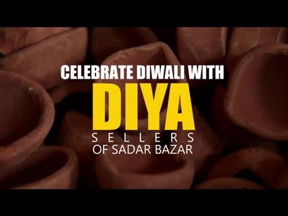 Celebrate Diwali with diya sellers of Sadar Bazar