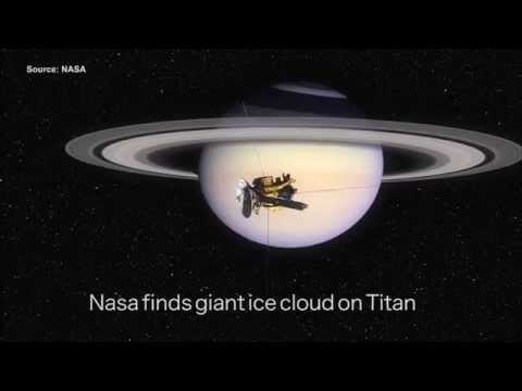 Nasa finds giant ice cloud on Titan