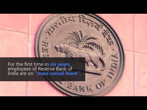 RBI employees on mass leave, impact seen on market functions