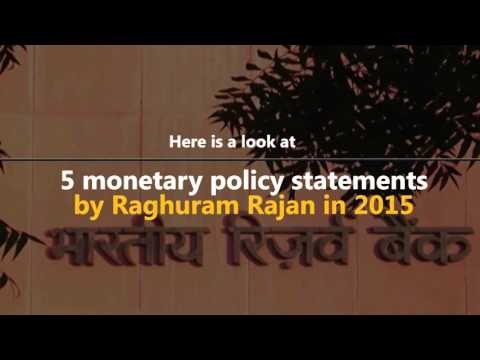 5 monetary policy statements by RBI in 2015