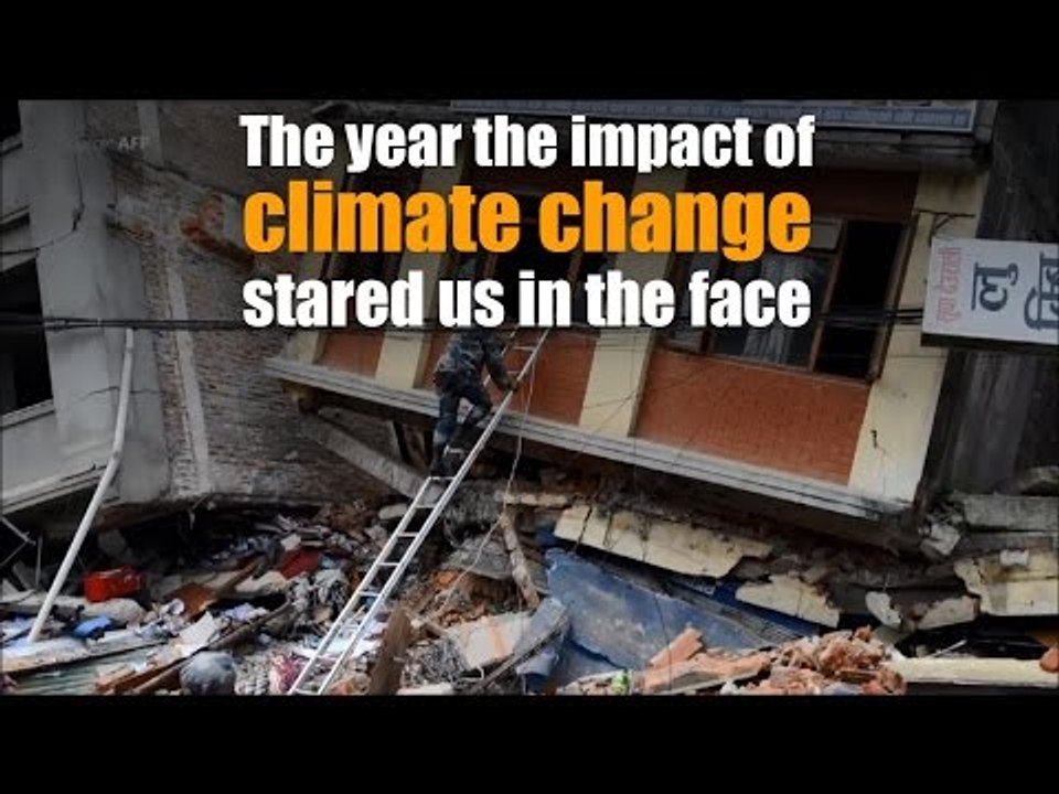 The year the impact of climate change stared us in the face