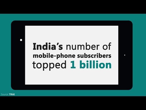 India mobile phone subscribers cross 1 billion, shows Trai data