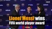 Lionel Messi wins FIFA world player award for 5th time