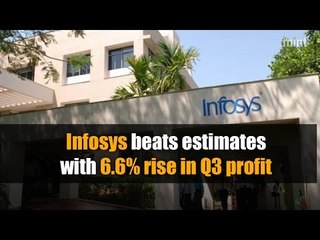 Download Video: Infosys beats estimates with 6.6% rise in Q3 profit