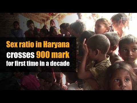 Sex ratio in Haryana crosses 900 mark for first time in a decade
