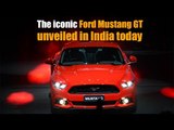 The iconic Ford Mustang GT unveiled in India today