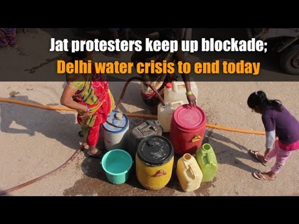 Jat protesters keep up blockade; Delhi water restored