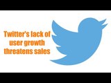 Twitter troubles deepen as lack of user growth threatens sales