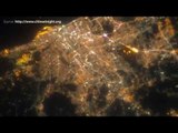 Space photos map global light pollution