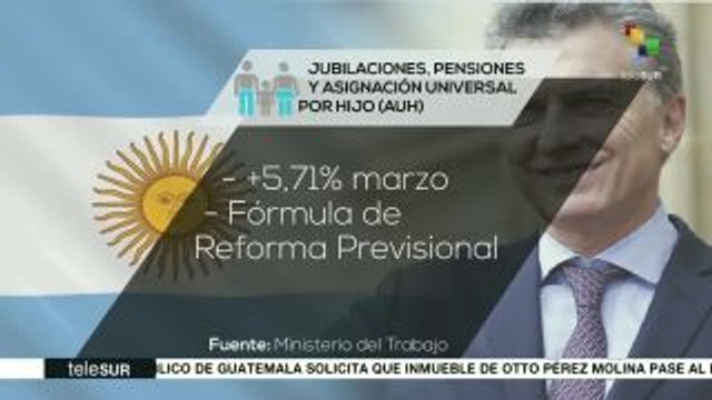 Argentina: gob. anuncia aumento a jubilaciones, pensiones y AUH