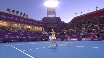 Garcia s'incline en 3 sets face à Muguruza en quarts