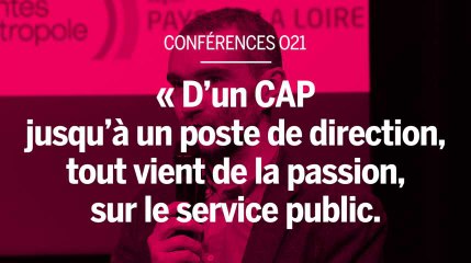 Conférences O21: « De mon CAP jusqu’à devenir directeur, tout découle de la passion, et du travail »