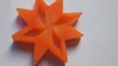 গাজরের ফুল কার্ভিং ৩ | carrot star curving 3 || carrot flower || How to make carrot curving