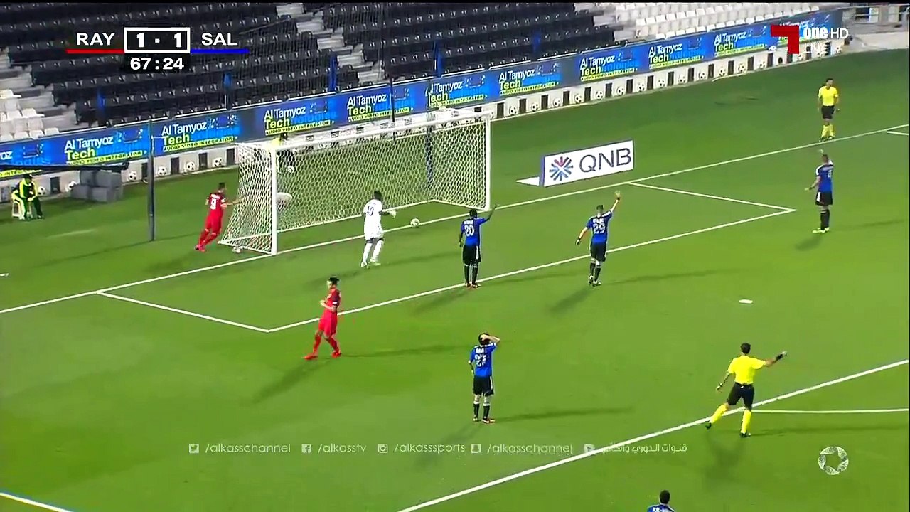 هدف عبد الرازق حمد الله  في مرمى السيلية - الدوري القطري