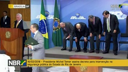 Temer ordena al ejército frenar al crimen organizado en Rio