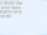 DigiChip 64 GO 64GB CLASS 10 SD SDXC Carte Mémoire pour Canon SX60 HS SX610 HS SX710 HS
