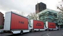 Grenfell Tower activists organise 'Three Billboards' stunt in London