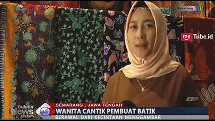 Wanita Cantik Pemuat Batik Bertema Imlek