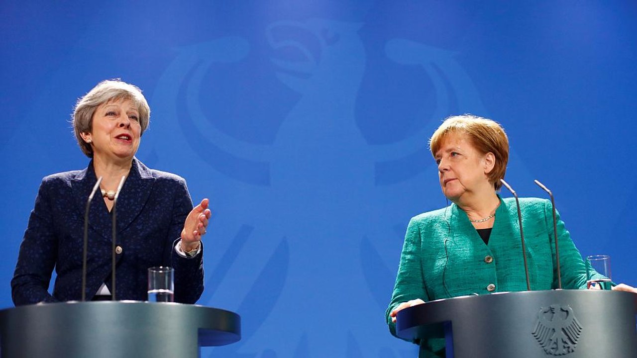 Merkel trifft May: 'Schon unter Zeitdruck'