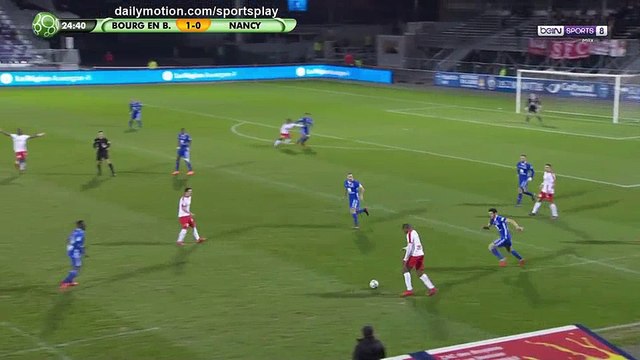 Joffrey Cuffaut Goal HD - Bourg Peronnas 1 - 1 Nancy - 16.02.2018 (Full Replay)