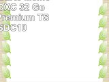 Transcend Carte Mémoire microSDXC 32 Go Classe 10 Premium TS32GUSDC10