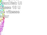 Carte mémoire photo microSDHC SanDisk Ultra 8 Go Classe 10 UHSI  avec une vitesse de