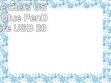 Clé USB 8 Go  FEBNISCTE 10 Pièce Clefs USB Pivotant Blue PenDrive Mémoire USB 20