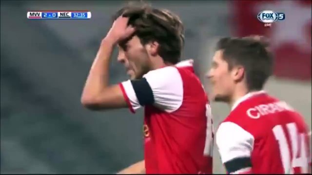 2-0 Pieter Nys Goal Holland Eerste Divisie - 16.02.2018 MVV Maastricht 2-0 NEC Nijmegen