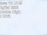 QUMOX SD HC 32 Go 32Go SDHC Class 10 UHSI Secure Digital 32GB Carte Mémoire HighSpeed