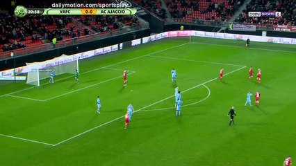 Jordan Tell Goal HD - Valenciennes 1 - 0 AC Ajaccio - 16.02.2018 (Full Replay)