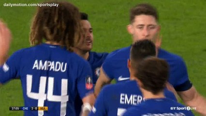 Pedro Goal HD - Chelsea 2 - 0 Hull City - 16.02.2018 (Full Replay)