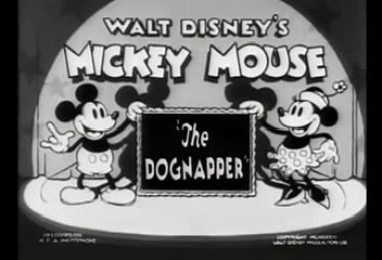 Donald Duck & Mickey Mouse The Dognapper 1934