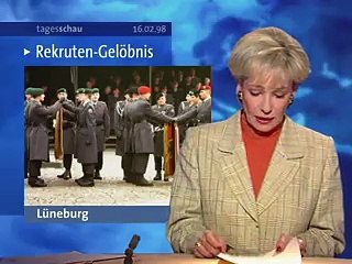 Tagesschau | 16. Februar 1998 20:00 Uhr (mit Dagmar Berghoff) | Das Erste