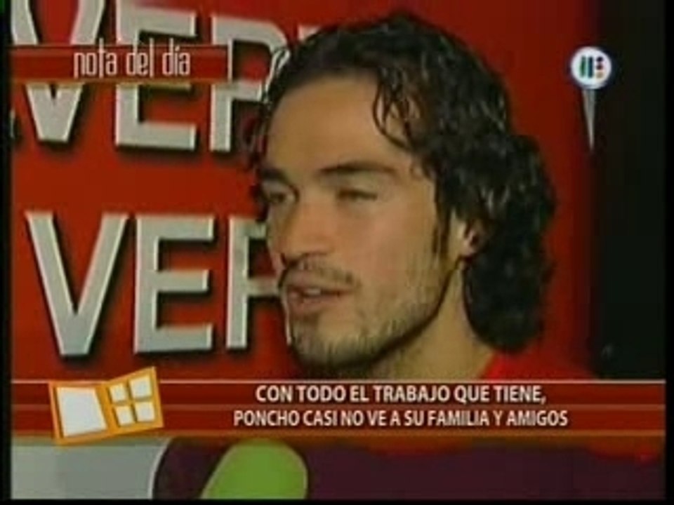 Poncho habla sobre el cine y rbd