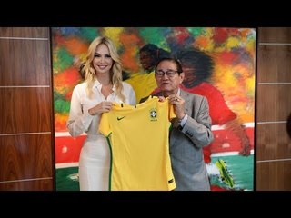 CBF recebe embaixadora da Copa do Mundo da Rússia​ 2018