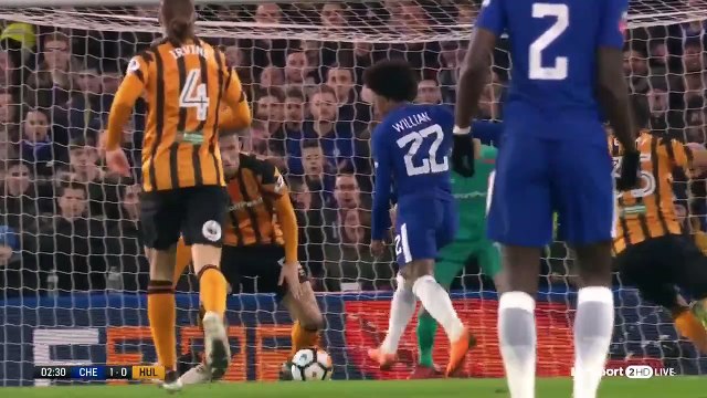 All Goals & highlights - Chelsea 4-0 Hull City - 16.02.2018 ᴴᴰ
